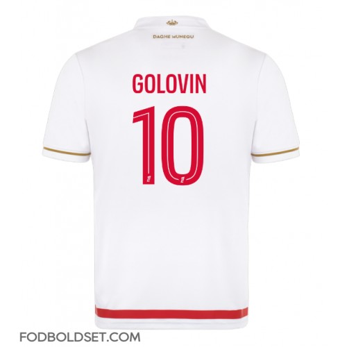 AS Monaco Aleksandr Golovin #10 Hjemmebanetrøje 2025-26 Kortærmet
